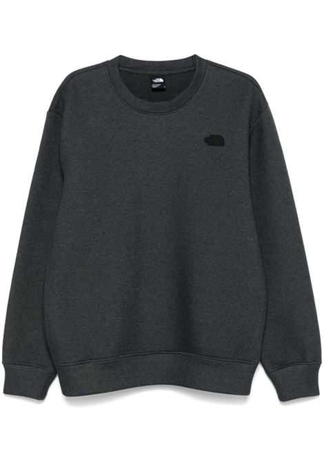 crewneck sweatshirt man black heather in cotton THE NORTH FACE | NF0A8AMAKS71